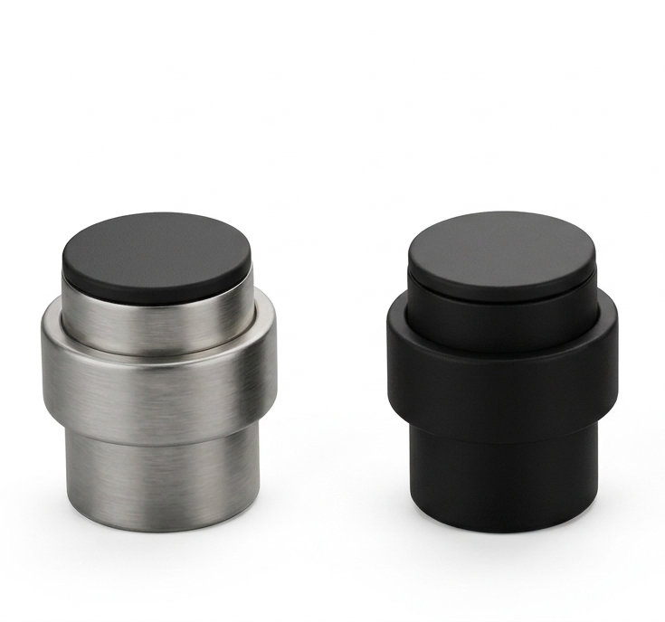 Robustline Door Stopper Round (cylindrical) Ds380 Premium Hardware for Door Cabinet Window Furniture and Interior Use